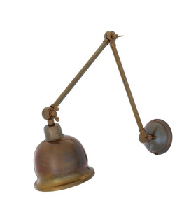 Dale Poster Light Antique Brass