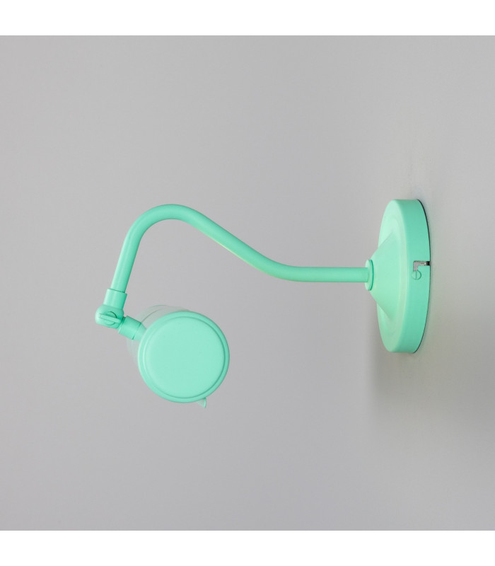 Elle Coloured Picture Light 35.5cm Mint Turquoise-3