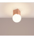 Solis Minimalist Ceiling Lamp Natural Wood-3