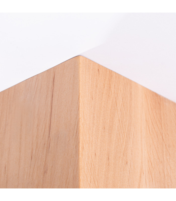 Solis Minimalist Ceiling Lamp Natural Wood-7
