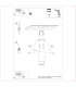 Nero Modern Surface Mounted Ceiling Lamp Small Black Chrome-7