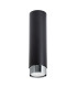 Nero Modern Surface Mounted Ceiling Lamp Large Black Chrome-1