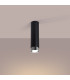 Nero Modern Surface Mounted Ceiling Lamp Large Black Chrome-3