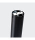 Nero Modern Surface Mounted Ceiling Lamp Large Black Chrome-4