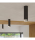 Nero Modern Surface Mounted Ceiling Lamp Large Black Chrome-10