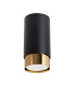 Nero Modern Surface Mounted Ceiling Lamp Small Black Gold-1