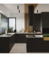 Nero Modern Surface Mounted Ceiling Lamp Small Black Gold-8