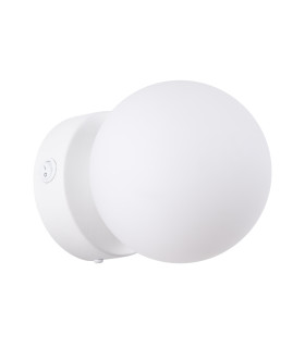 Yoli Modern Globe Wall Lamp White-1