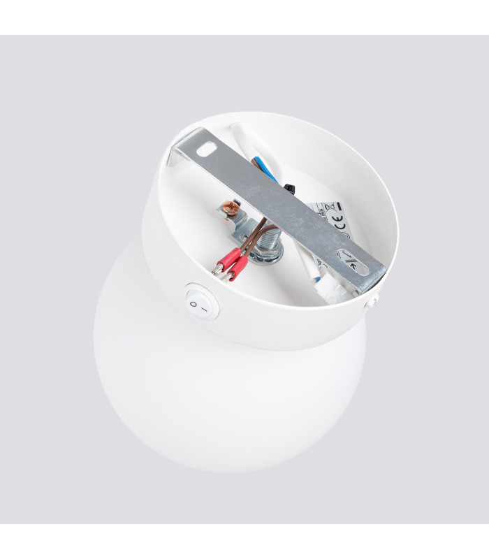 Yoli Modern Globe Wall Lamp White-5