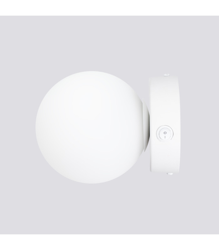 Yoli Modern Globe Wall Lamp White-6