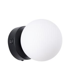 Yoli Modern Globe Wall Lamp Black-1