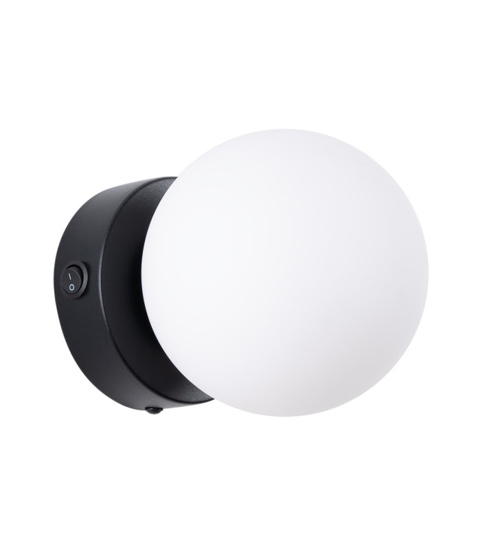 Yoli Modern Globe Wall Lamp Black-1