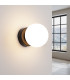 Yoli Modern Globe Wall Lamp Black-3