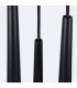 Bliss Modern Cluster Drop Pendant Lamppedant Lamp Bliss 3 Light Black-8