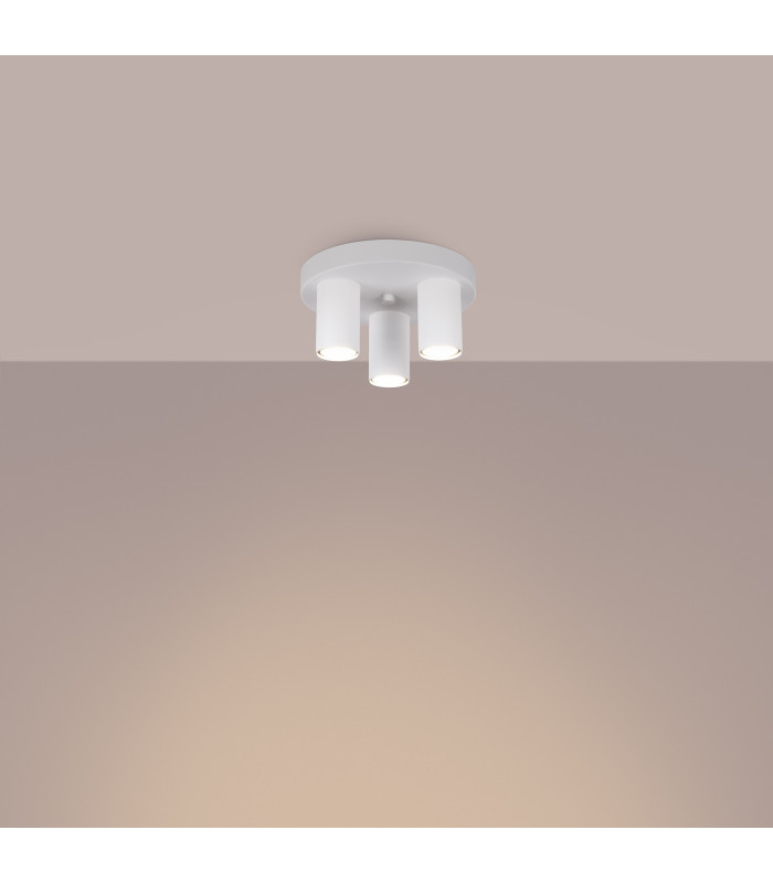 Lagos Modern Ceiling Lamp 3 Light White-3