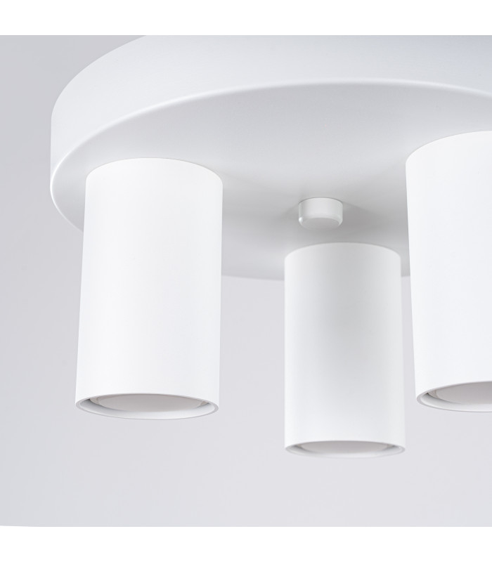 Lagos Modern Ceiling Lamp 3 Light White-7