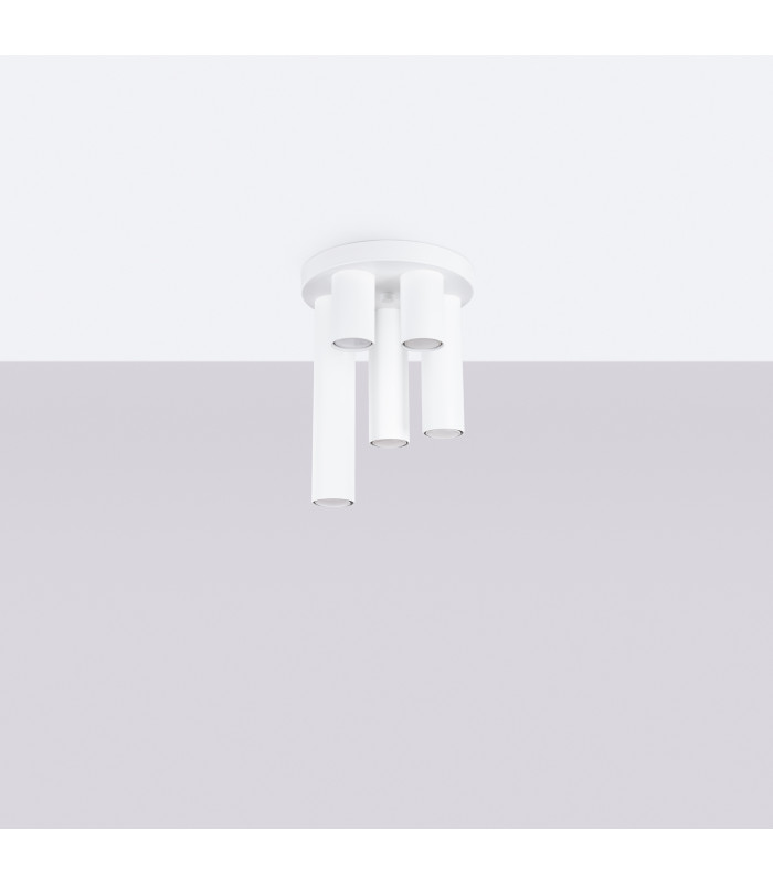 Lagos Modern Ceiling Lamp 5 Light White-2
