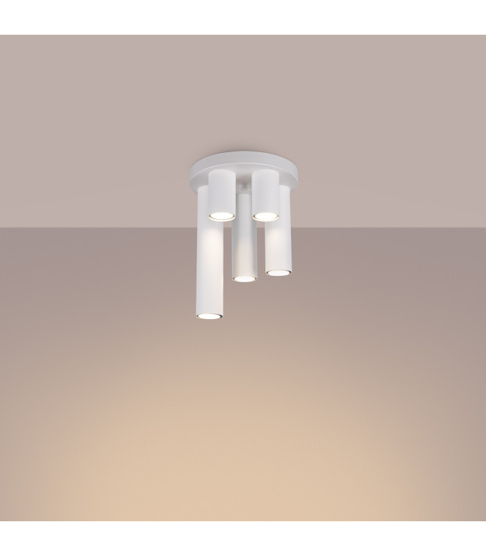 Lagos Modern Ceiling Lamp 5 Light White-3