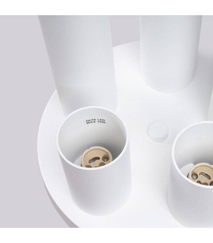 Lagos Modern Ceiling Lamp 5 Light White-4