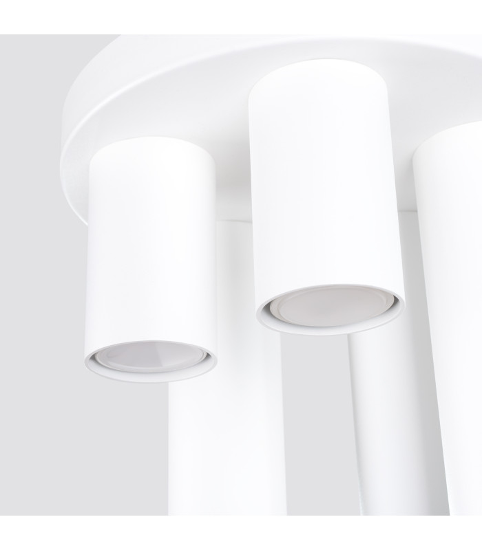 Lagos Modern Ceiling Lamp 5 Light White-7