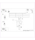 Lagos Modern Ceiling Lamp 5 Light White-9