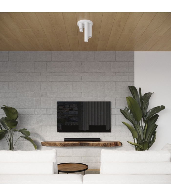 Lagos Modern Ceiling Lamp 5 Light White-11