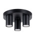 Lagos Modern Ceiling Lamp 3 Light Black-1