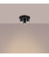 Lagos Modern Ceiling Lamp 3 Light Black-3
