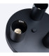 Lagos Modern Ceiling Lamp 3 Light Black-4