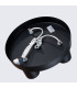 Lagos Modern Ceiling Lamp 3 Light Black-5