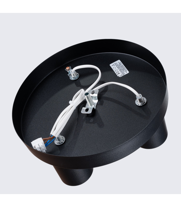 Lagos Modern Ceiling Lamp 3 Light Black-5