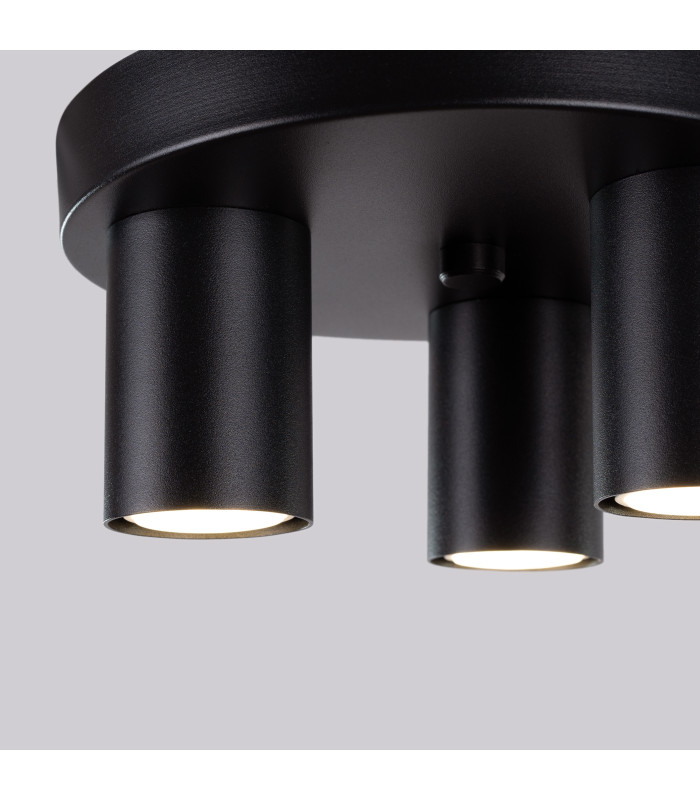Lagos Modern Ceiling Lamp 3 Light Black-7