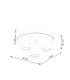 Lagos Modern Ceiling Lamp 3 Light Black-8