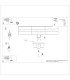 Lagos Modern Ceiling Lamp 3 Light Black-9