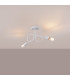 Loop Minimalist Semi Flush Ceiling 2 Light White-3
