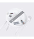 Loop Minimalist Semi Flush Ceiling 2 Light White-4