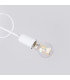 Loop Minimalist Semi Flush Ceiling 2 Light White-7
