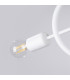 Loop Minimalist Semi Flush Ceiling 2 Light White-8