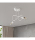 Loop Minimalist Semi Flush Ceiling 2 Light White-13