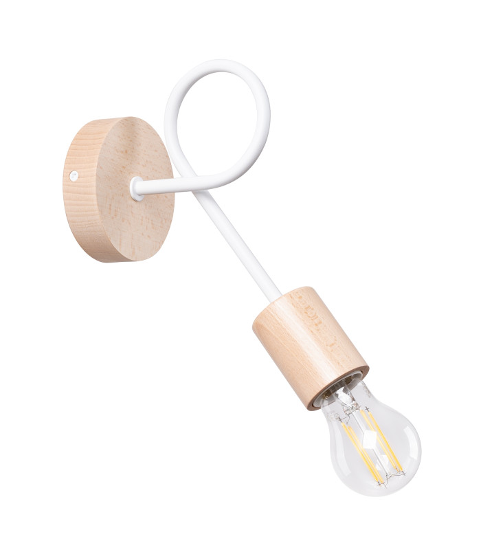 Ember Minimalist Wall Lamp White-1