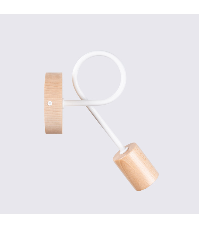 Ember Minimalist Wall Lamp White-6