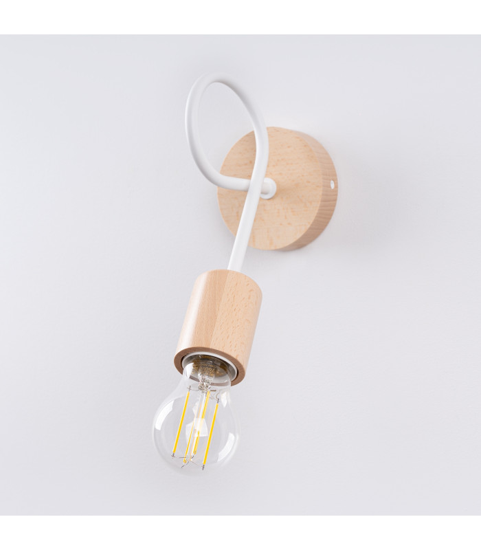 Ember Minimalist Wall Lamp White-8