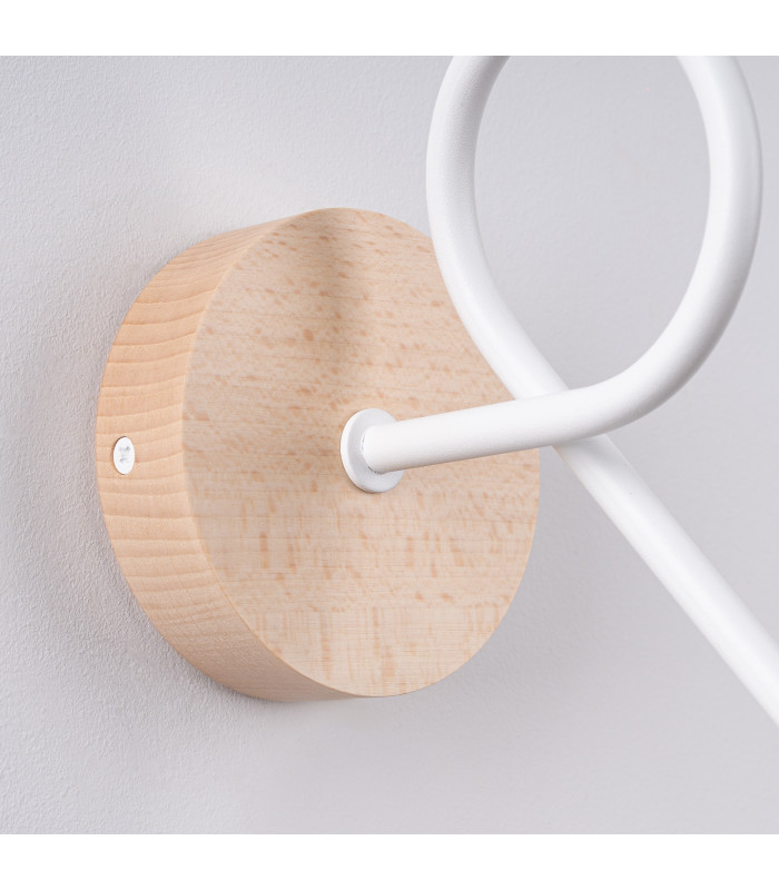 Ember Minimalist Wall Lamp White-9