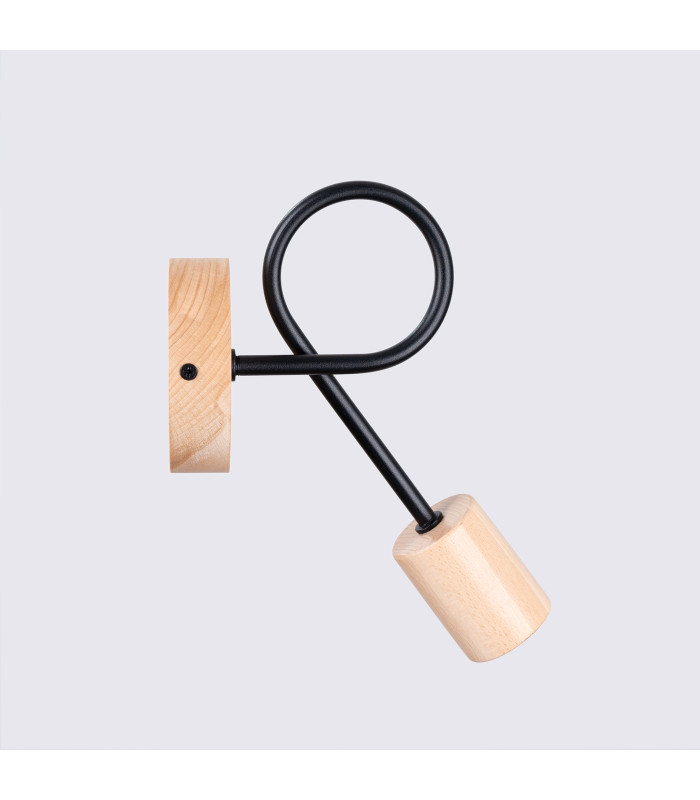 Ember Minimalist Wall Lamp Black-6
