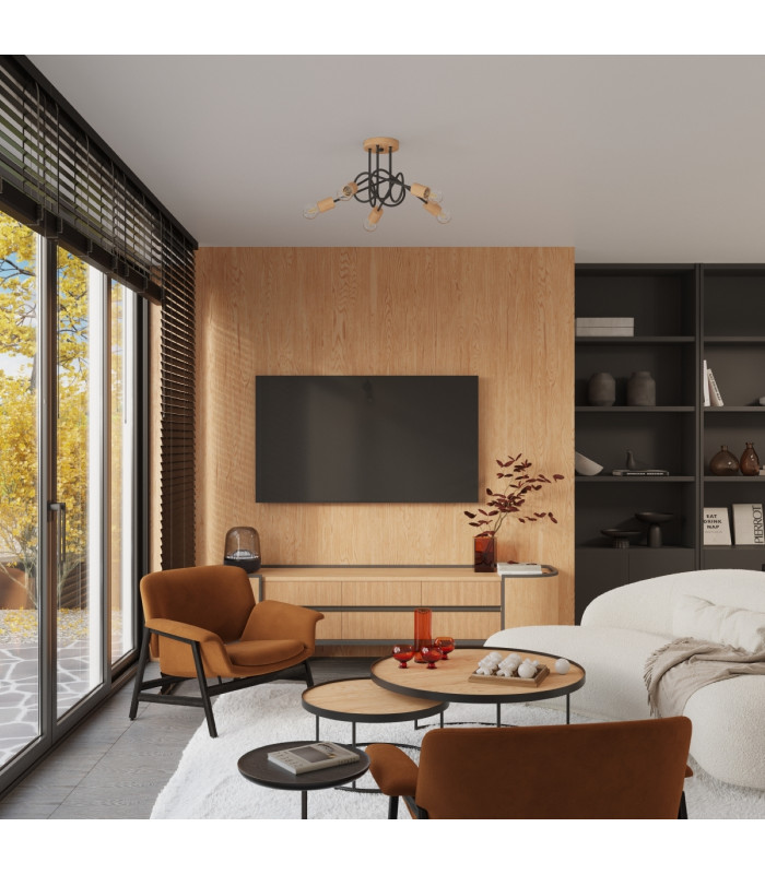 Ember Minimalist Wall Lamp Black-12