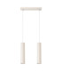 Lagos Loft Bar Pendant 2 Light Beige-1