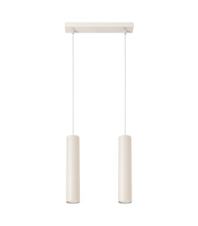 Lagos Loft Bar Pendant 2 Light Beige-1