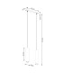 Lagos Loft Bar Pendant 2 Light Beige-7