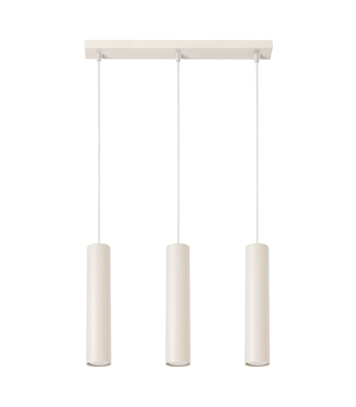 Lagos Loft Bar Pendant 3 Light Beige-1