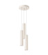 Lagos Loft Cluster Drop Pendant Lamp 3 Light Beige-1